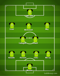 ALdershot at Orient in Nov